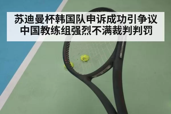 苏迪曼杯韩国队申诉成功引争议 中国教练组强烈不满裁判判罚